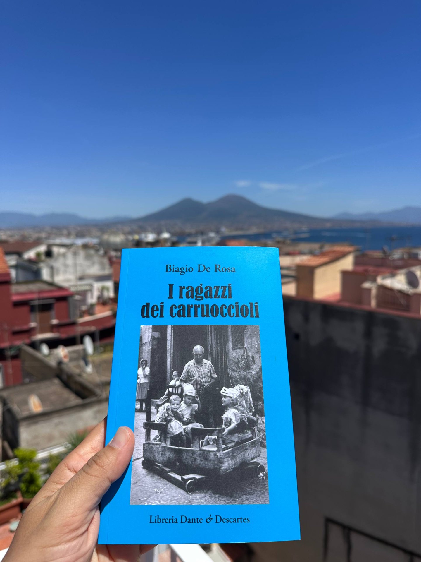 Il libro con il Vesuvio sullo sfondo
